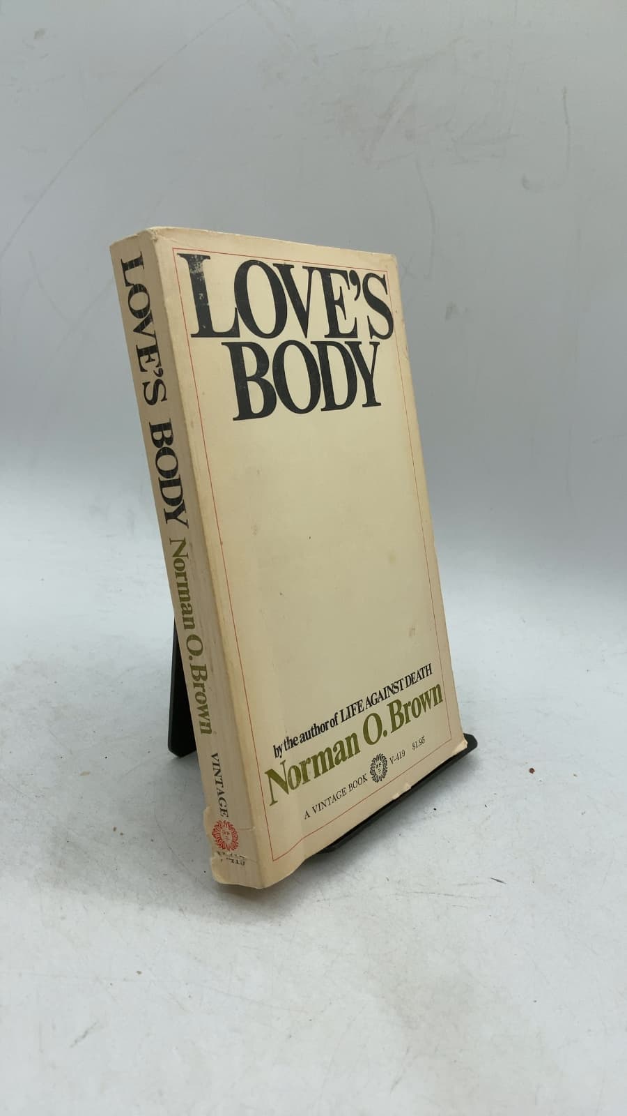 Love's Body by Norman O. Brown - front cover