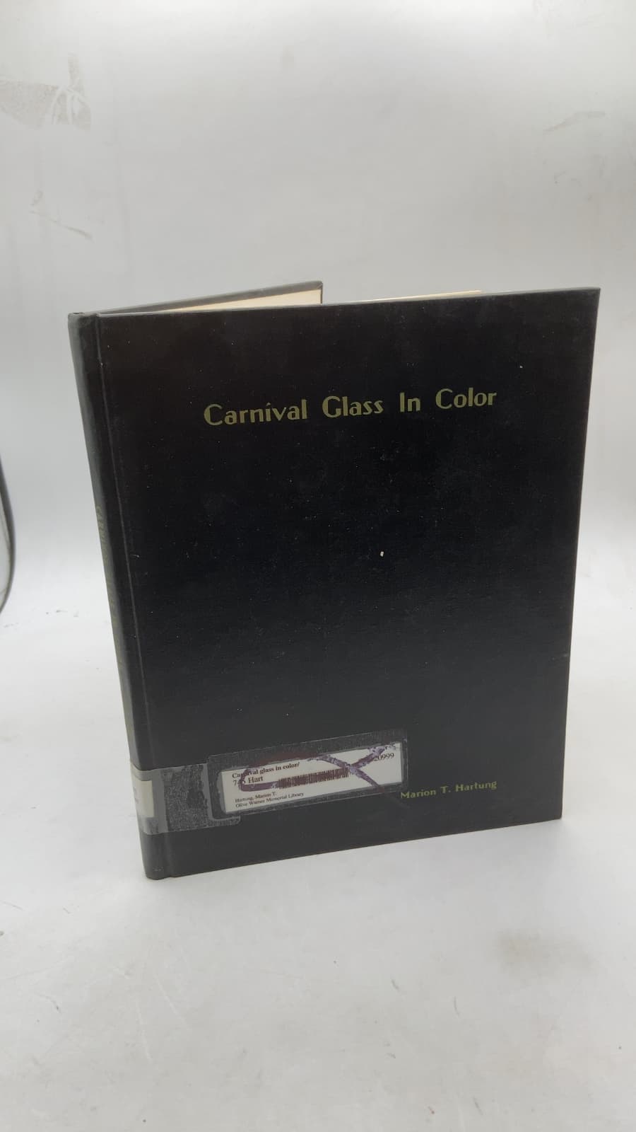 Carnival Glass In Color: A Collector's Reference Book by Marion T. Hartung - front cover