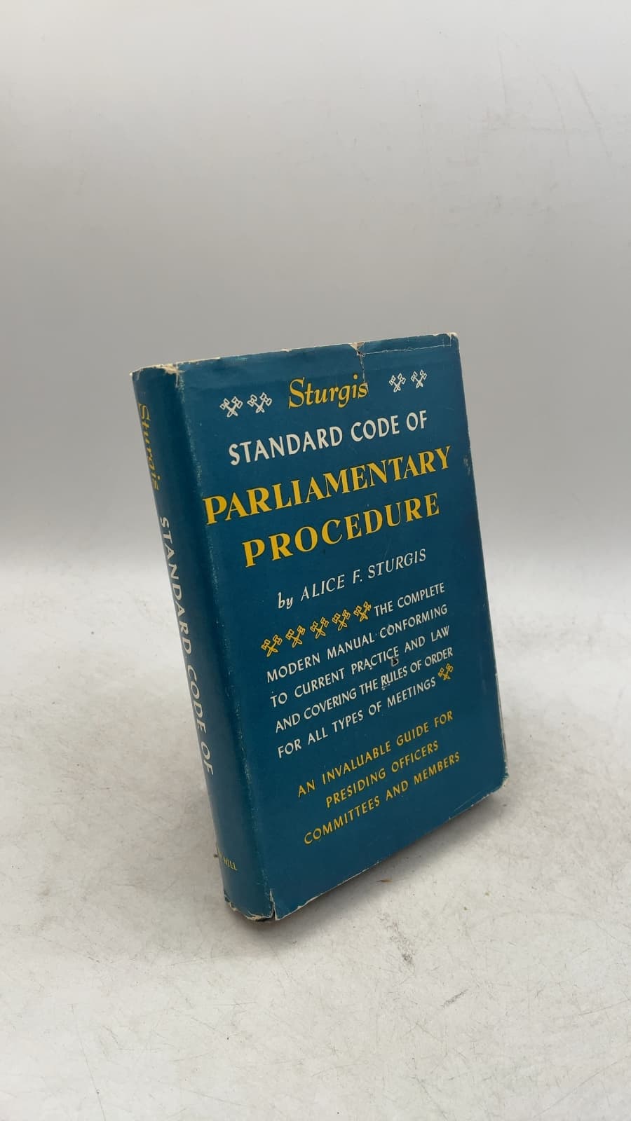 Sturgis Standard Code of Parliamentary Procedure by Alice F. Sturgis - front cover