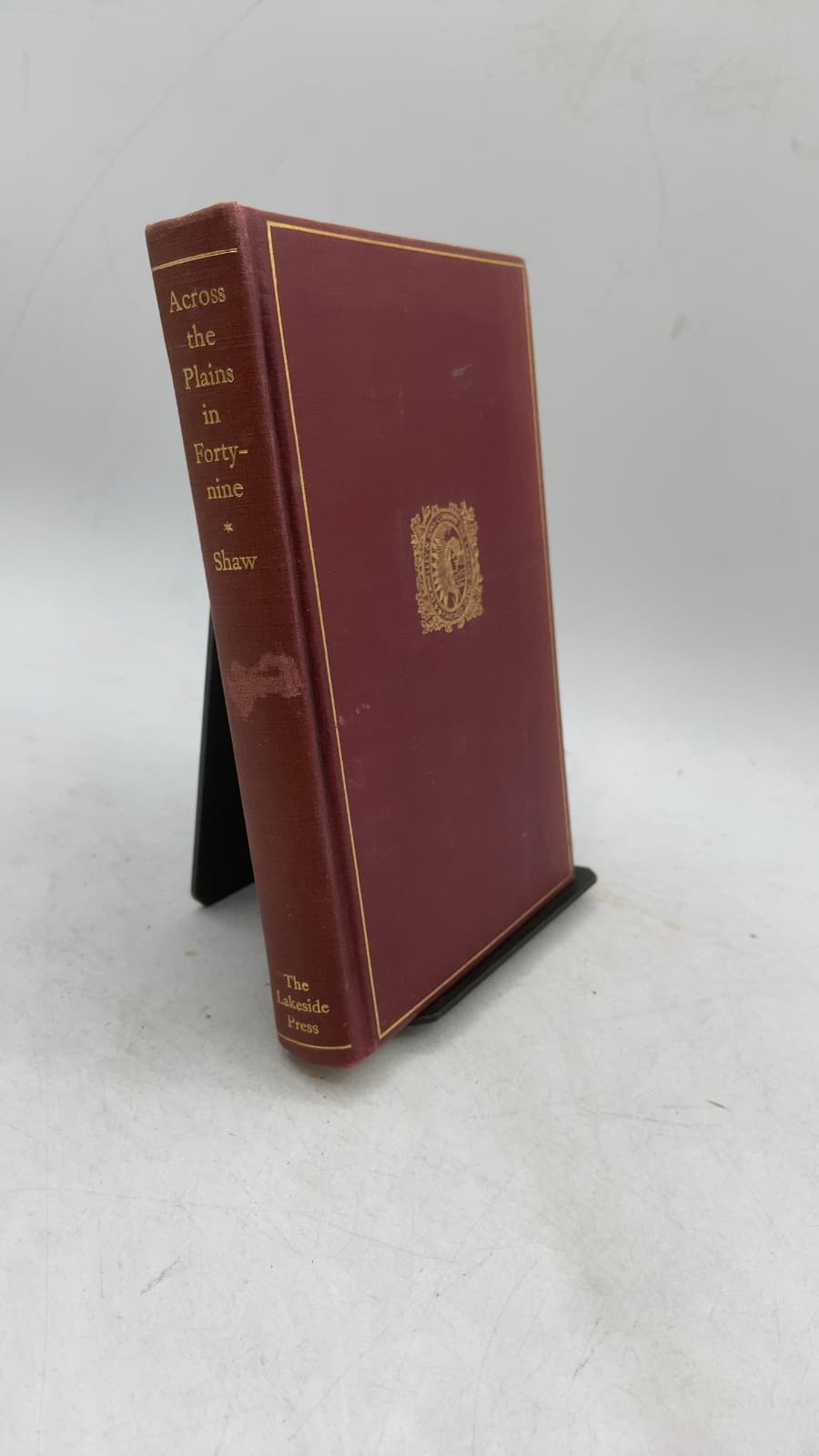 Across the Plains in Forty-nine by Reuben Cole Shaw - front cover