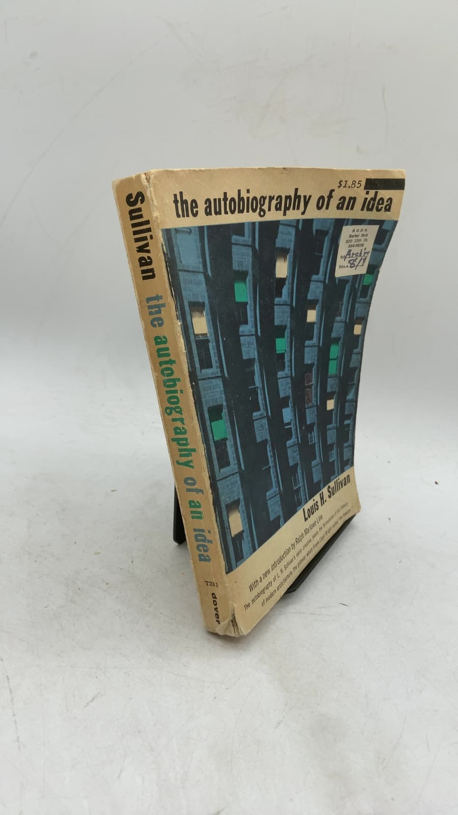 The Autobiography of an Idea by Louis H. Sullivan - front cover