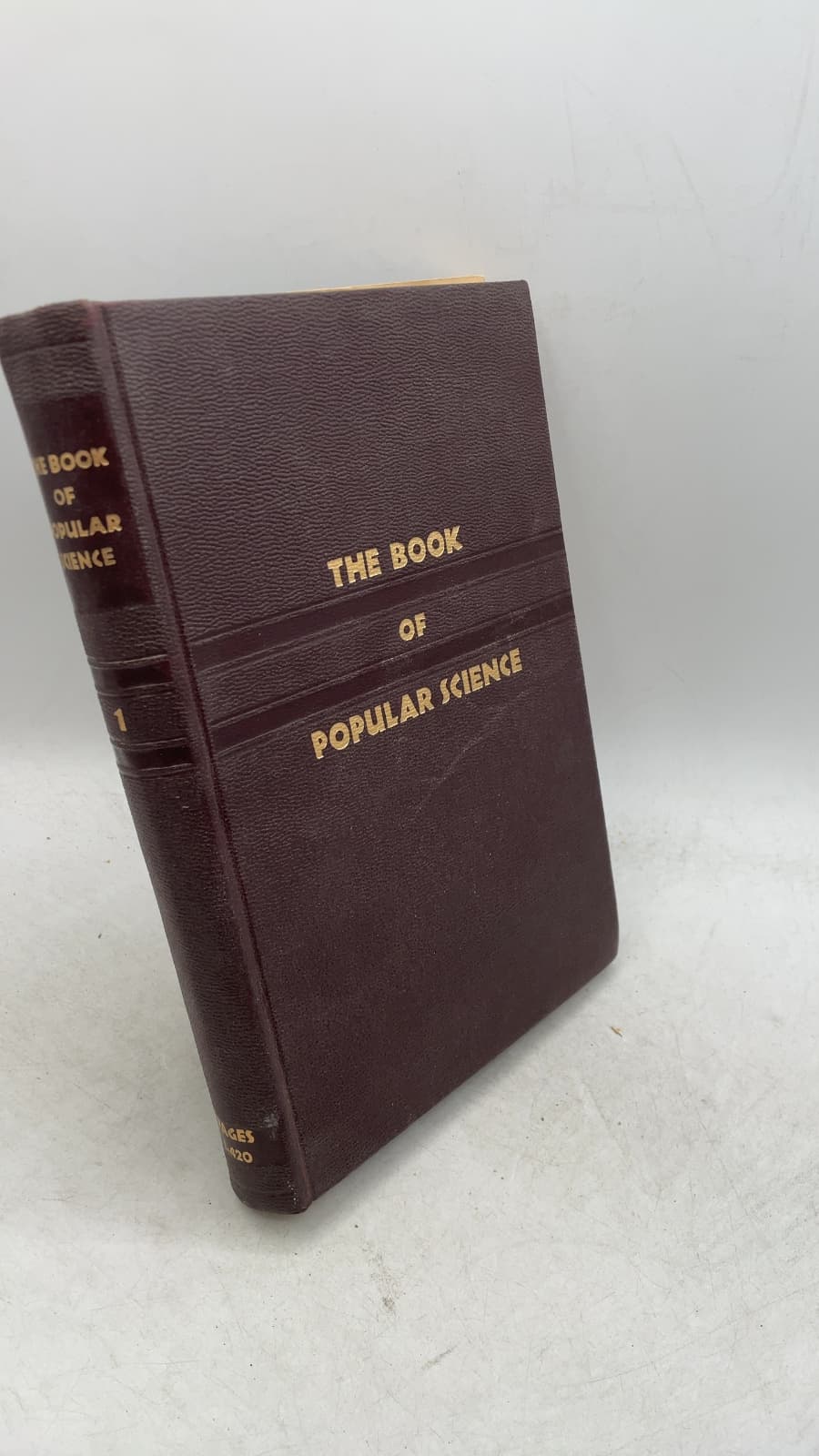 The Book of Popular Science by Lawrence M. Levin, Ph.D., Executive Editor - front cover