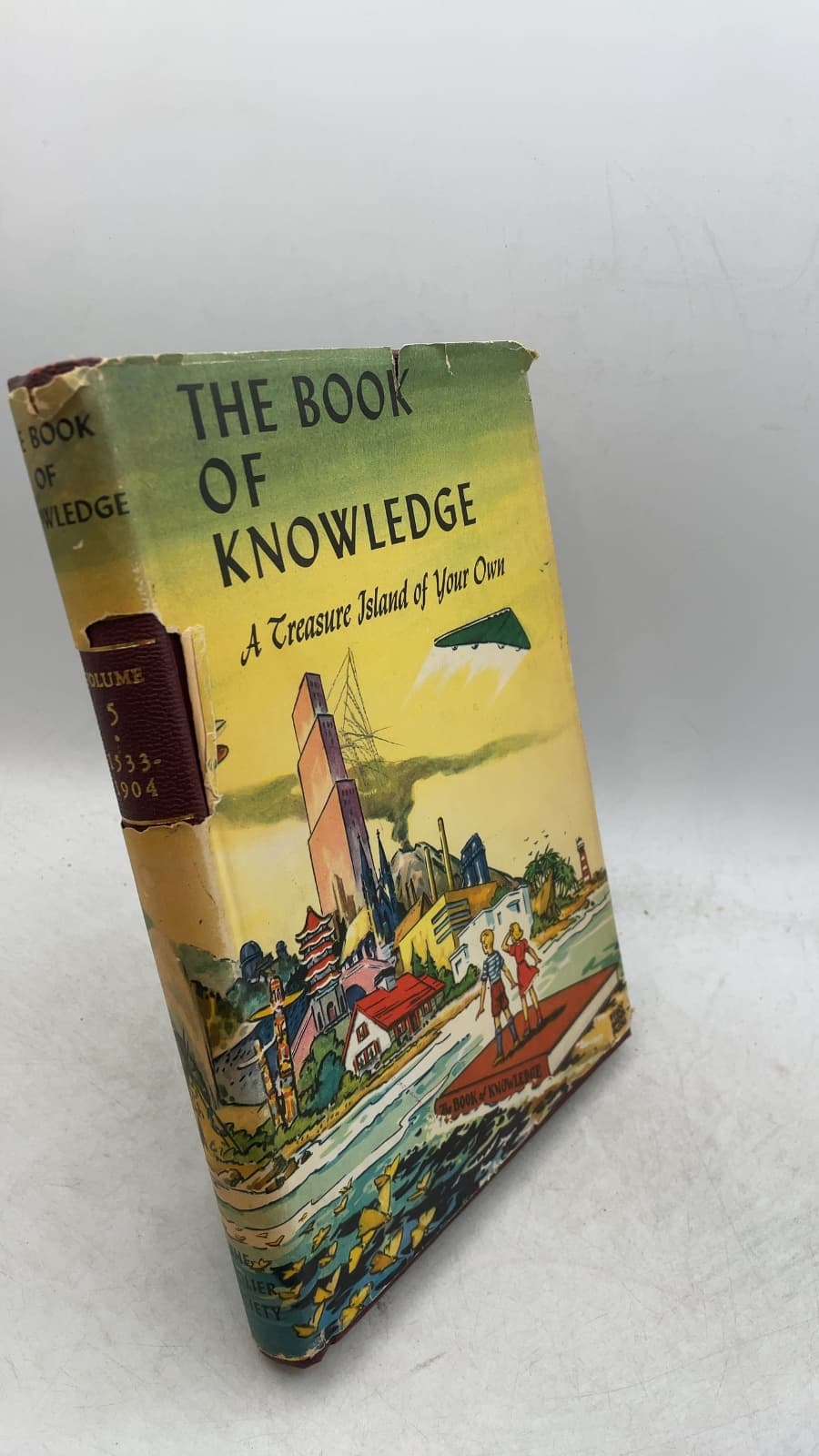 The Book of Knowledge: The Children's Encyclopedia (Volume 5) by E. V. McLoughlin (Editor-in-Chief) - front cover