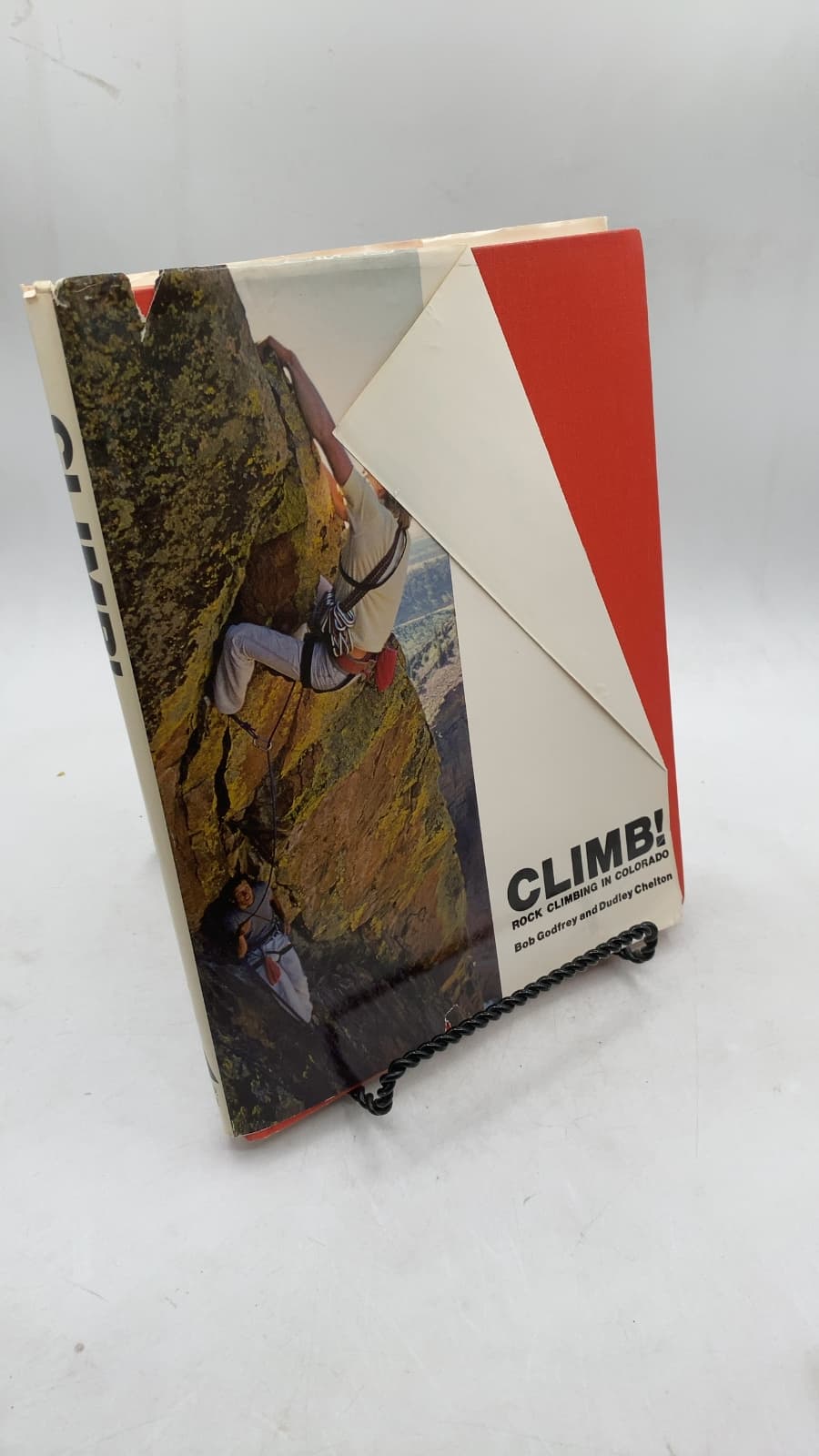 CLIMB! Rock Climbing in Colorado by Bob Godfrey and Dudley Chelton - front cover