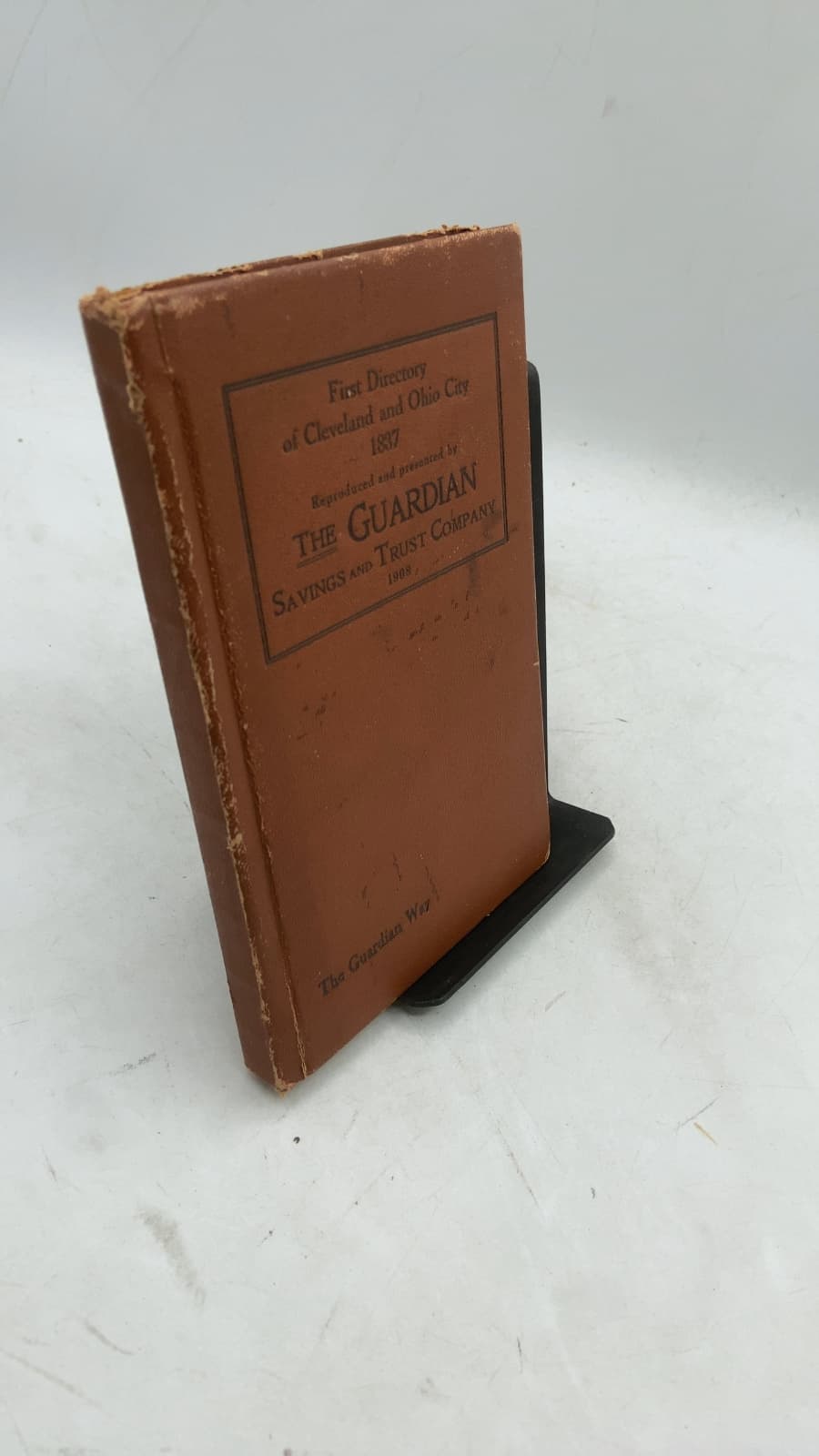 First Directory of Cleveland and Ohio City 1837 by Julius P. Bolivar Mac Cabe - front cover