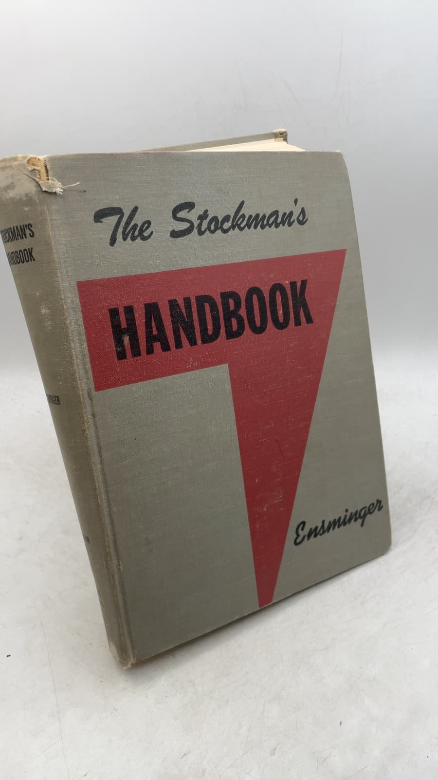 The Stockman's Handbook (Animal Agriculture Series) by M. E. Ensminger, B.S., M.A., Ph.D. - front cover