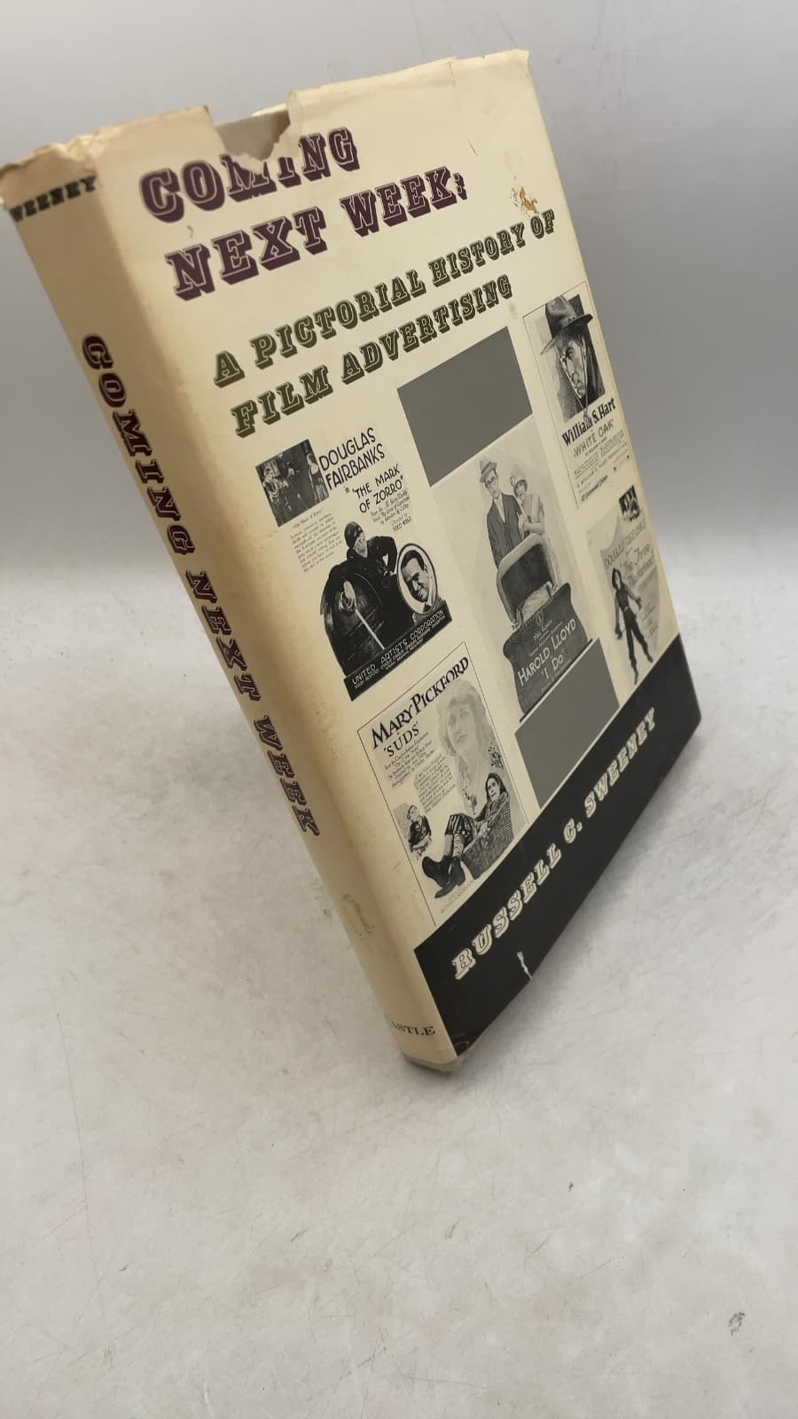 Coming Next Week: A Pictorial History of Film Advertising by Russell C. Sweeney - front cover