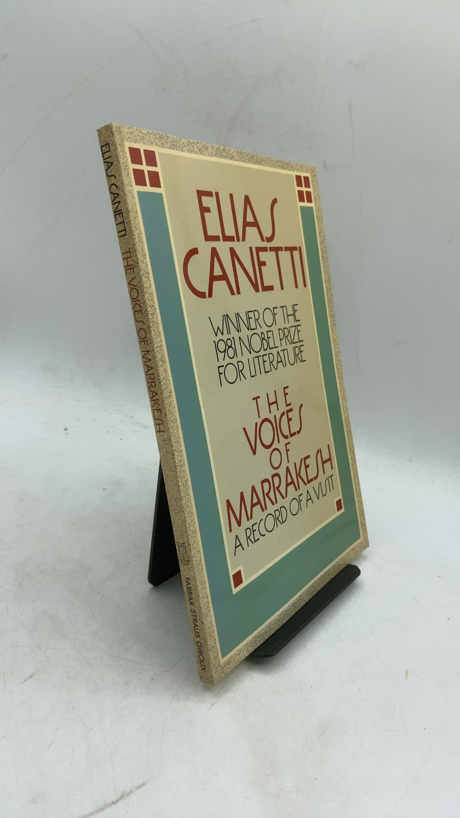 The Voices of Marrakesh: A Record of a Visit by Elias Canetti - front cover