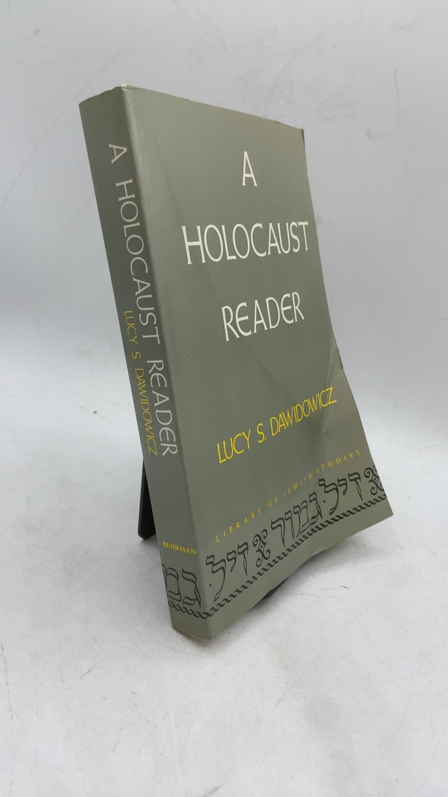 A Holocaust Reader by Lucy S. Dawidowicz - front cover