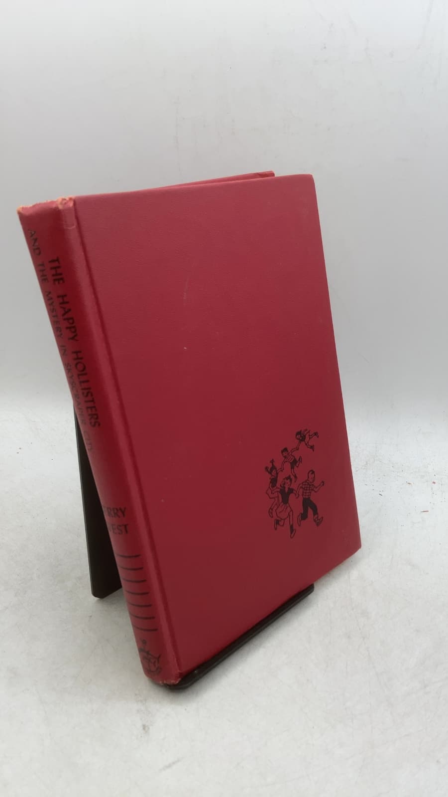 The Happy Hollisters and the Mystery in Skyscraper City by Jerry West - front cover