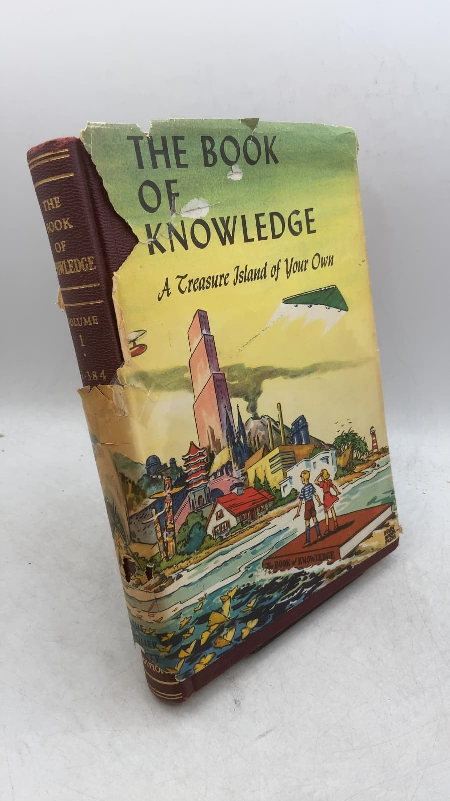 The Book of Knowledge: The Children's Encyclopedia, Volume 1 by Editor-in-Chief, E. V. McLoughlin, L.H.D. - front cover