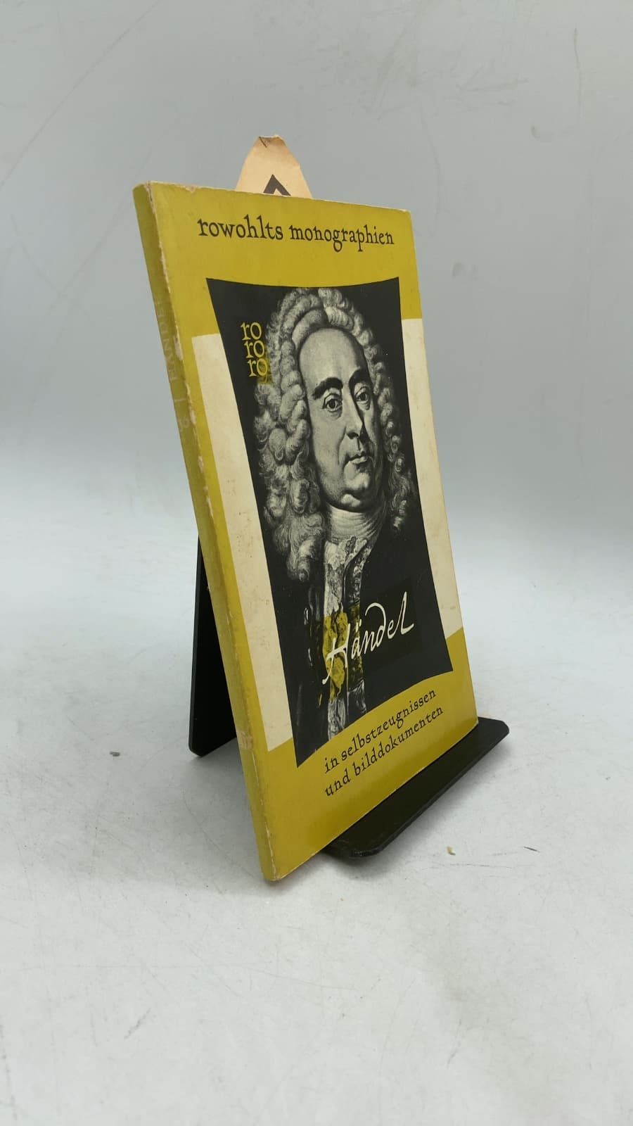 Georg Friedrich Händel in Selbstzeugnissen und Bilddokumenten by Richard Friedenthal - front cover