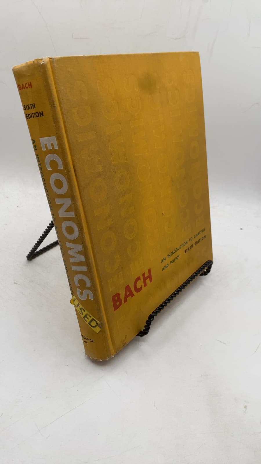 Economics: An Introduction to Analysis and Policy by George Leland Bach - front cover