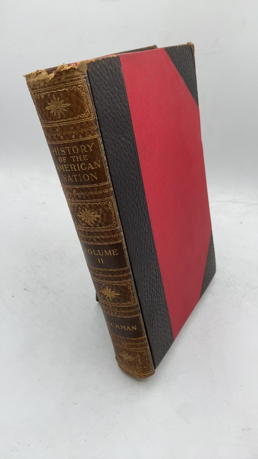 History of the American Nation, Volume II by William J. Jackman - front cover
