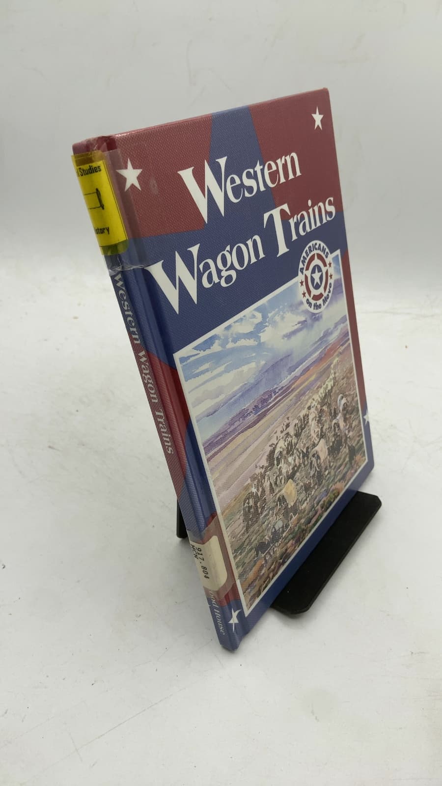 Western Wagon Trains by Tim McNeese - front cover