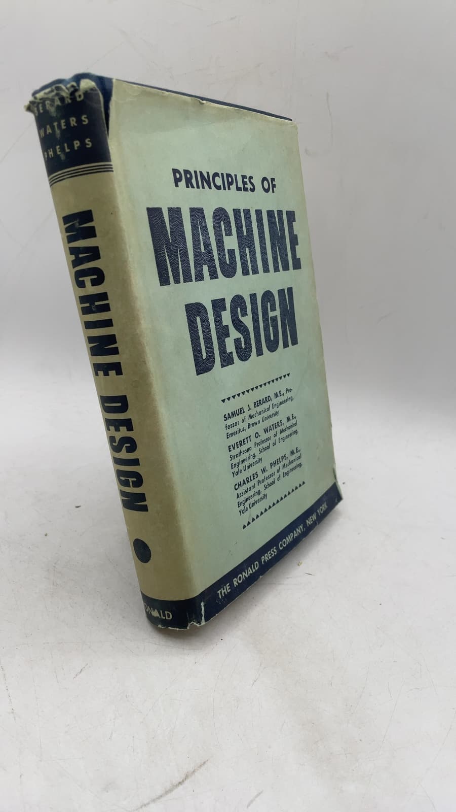 Principles of Machine Design by Samuel J. Berard, Everett O. Waters, Charles W. Phelps - front cover