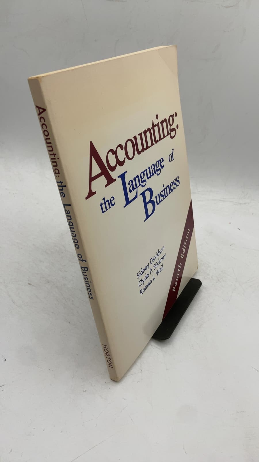 Accounting: The Language of Business by Sidney Davidson, Clyde P. Stickney, Roman L. Weil - front cover