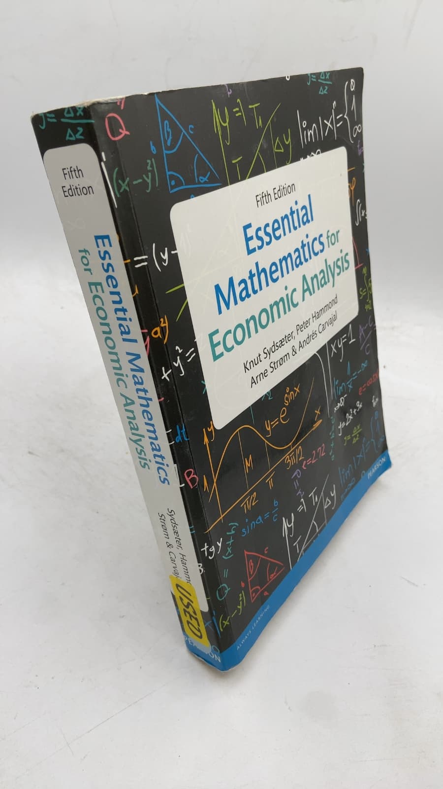 Essential Mathematics for Economic Analysis by Knut Sydsæter, Peter Hammond, Arne Strøm, Andrés Carvajal - front cover