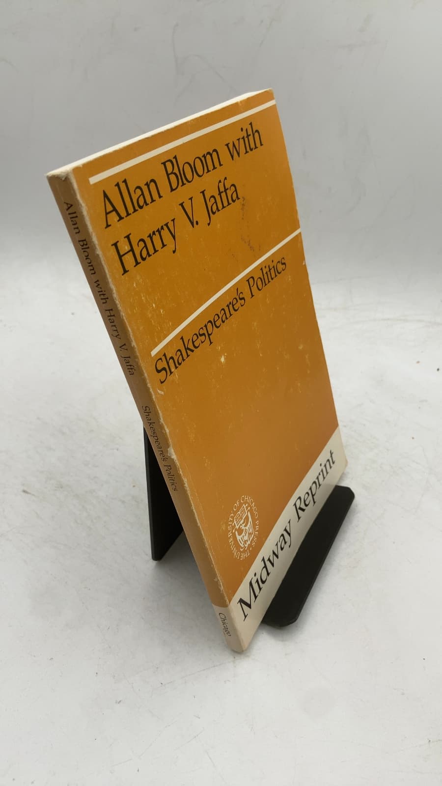Shakespeare's Politics by Allan Bloom with Harry V. Jaffa - front cover