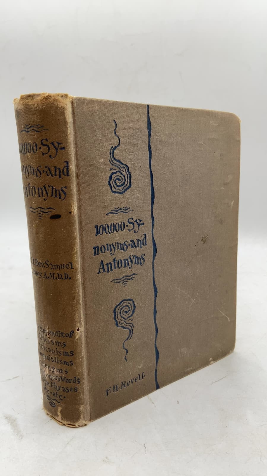 A Complete Dictionary of Synonyms and Antonyms by Samuel Fallows - front cover