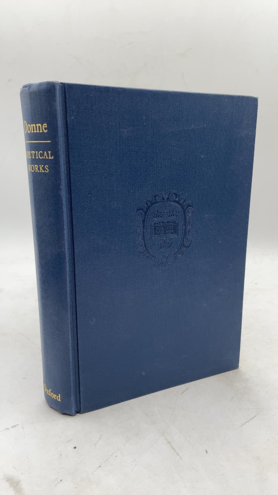 Donne Poetical Works by Edited by Sir Herbert Grierson - front cover