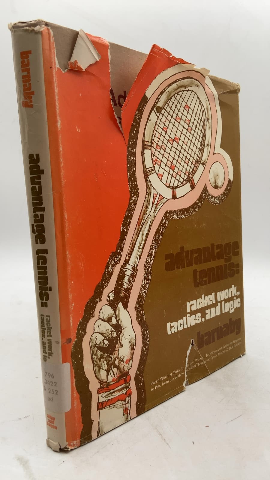 Advantage Tennis: racket work, tactics, and logic by Jack Barnaby - front cover