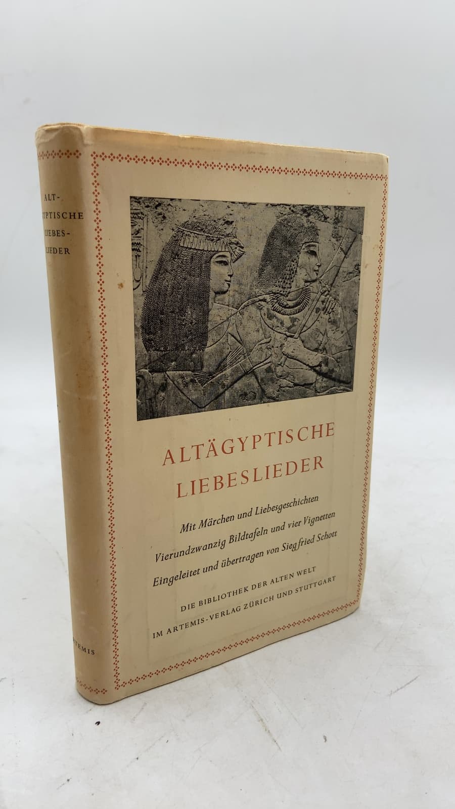 Altägyptische Liebeslieder: Mit Märchen und Liebesgeschichten by Siegfried Schott - front cover