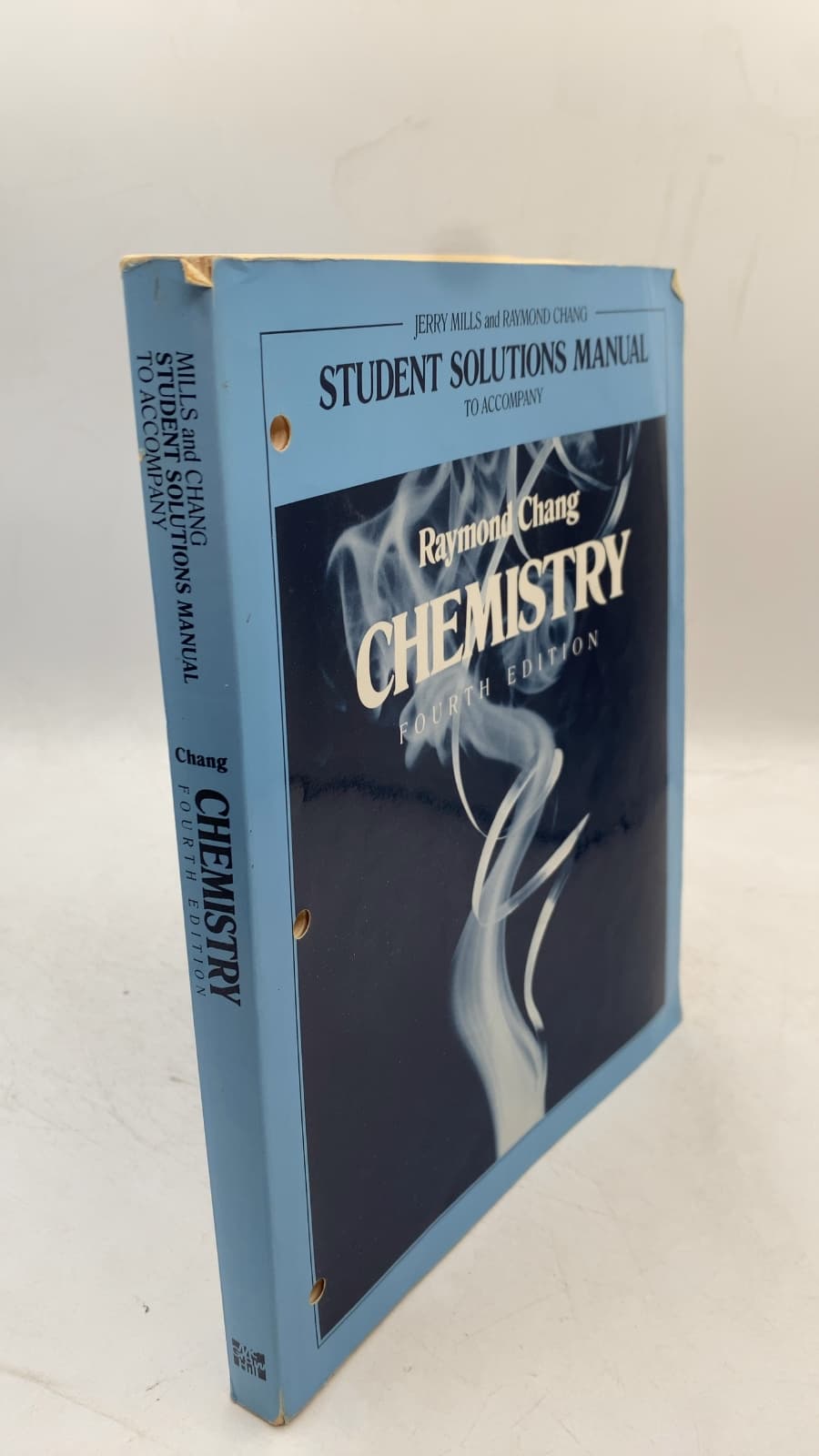 Student Solutions Manual to Accompany Chang Chemistry Fourth Edition by Jerry Mills and Raymond Chang - front cover