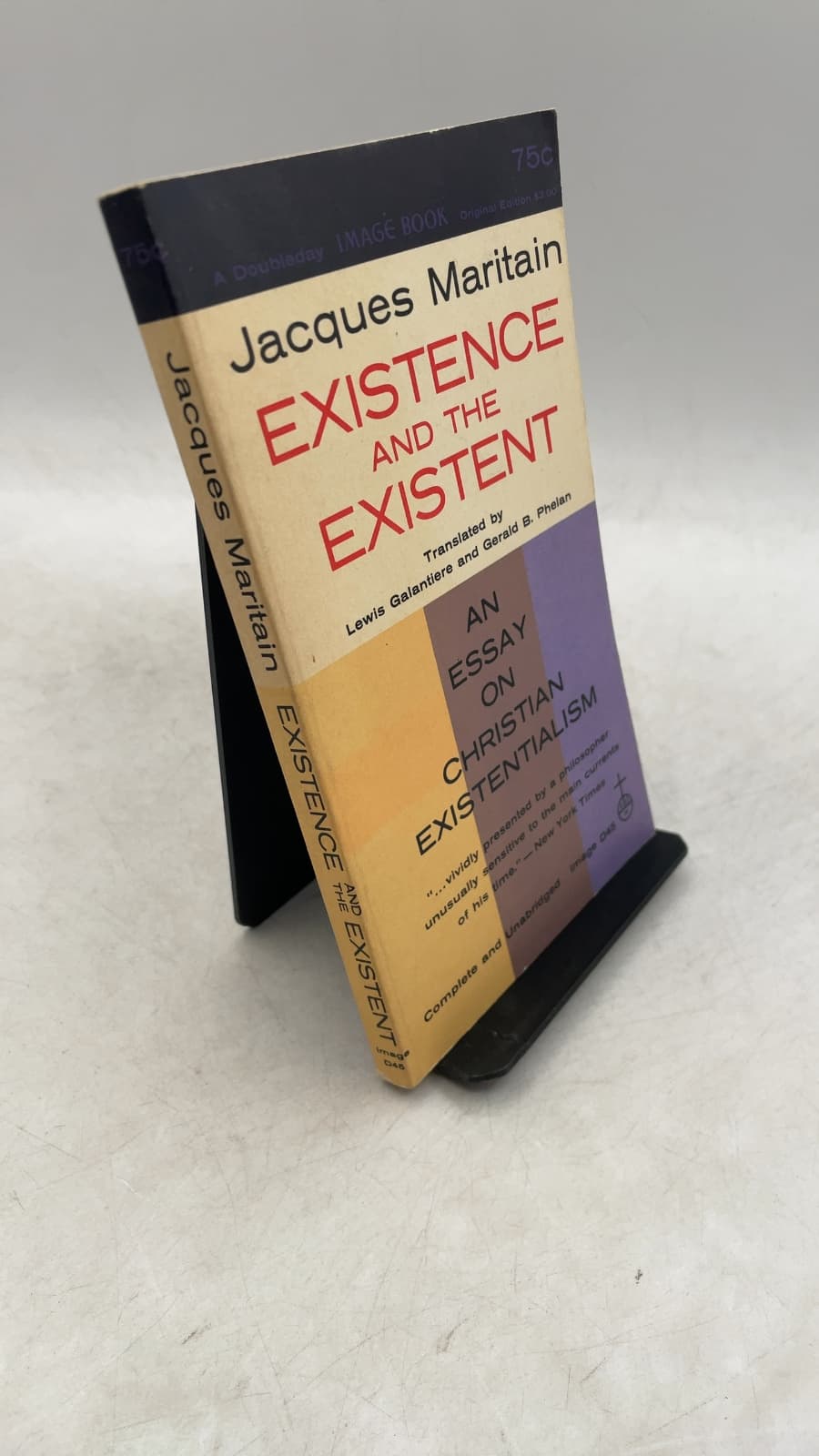 Existence and the Existent by Jacques Maritain - front cover