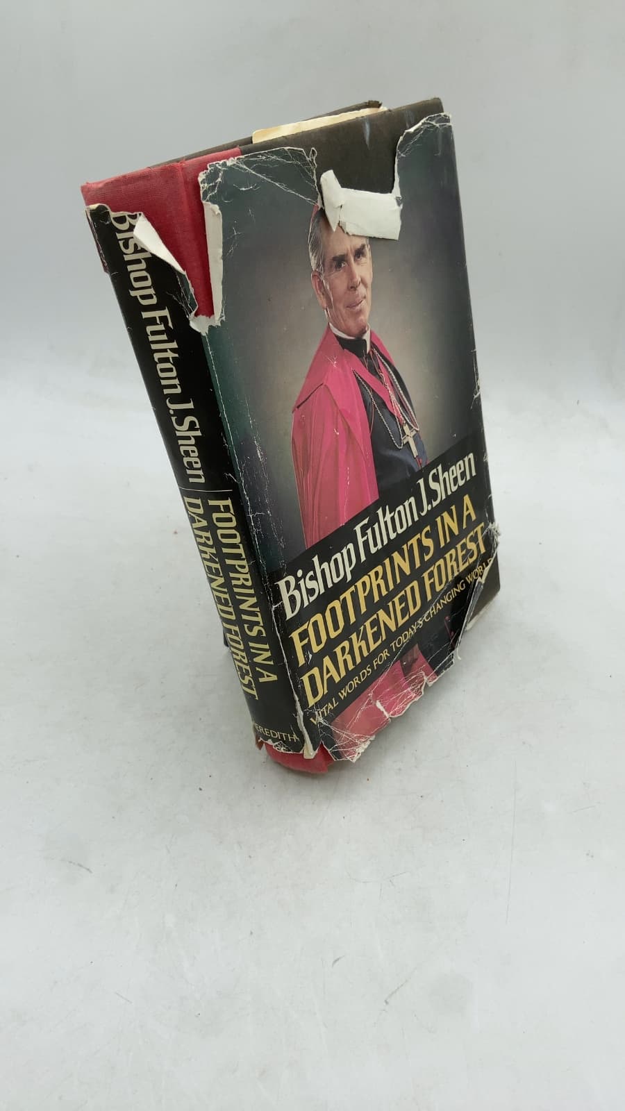 Footprints IN A Darkened Forest by Fulton J. Sheen - front cover