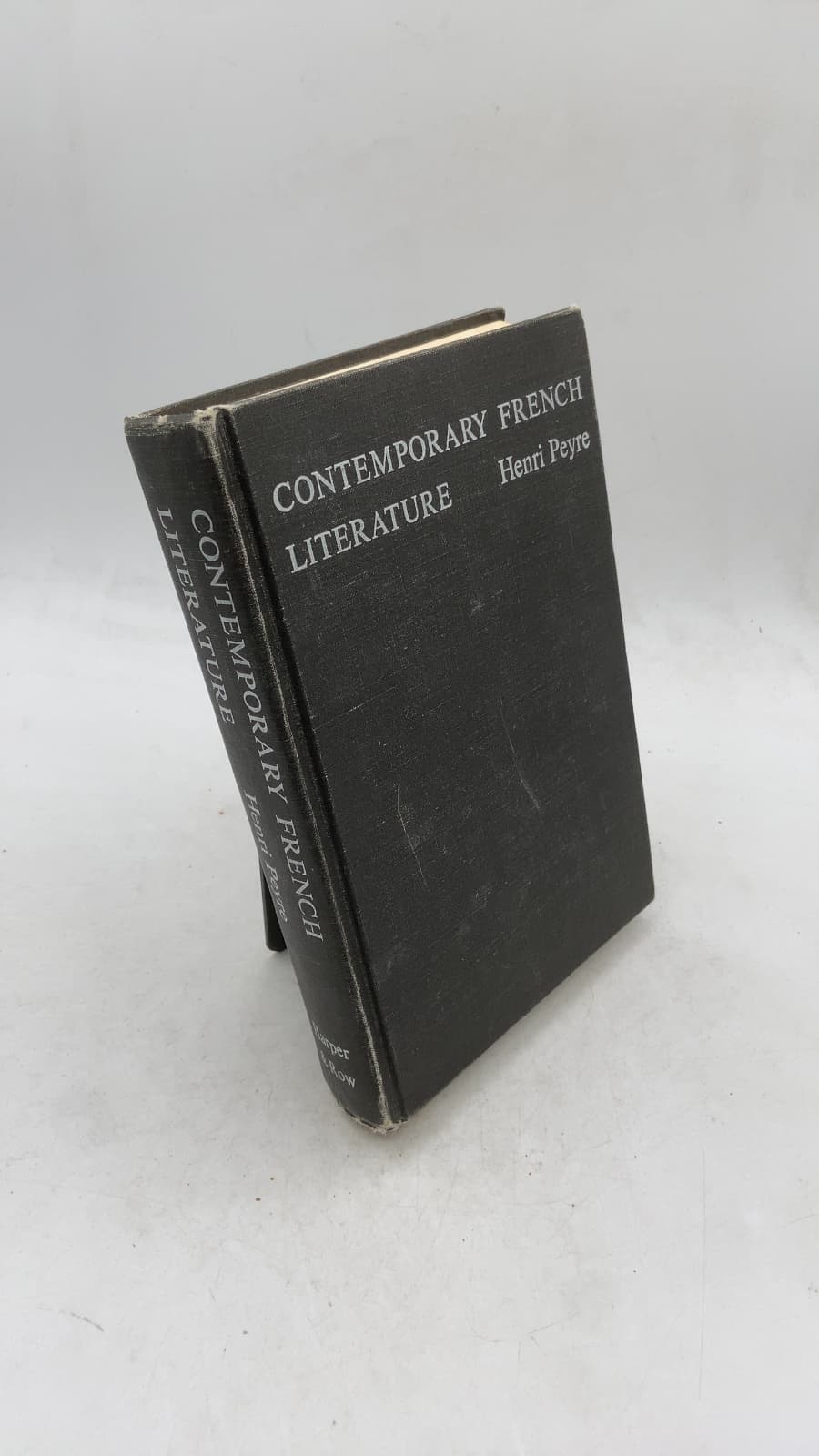 Contemporary French Literature: A Critical Anthology by Henri Peyre - front cover
