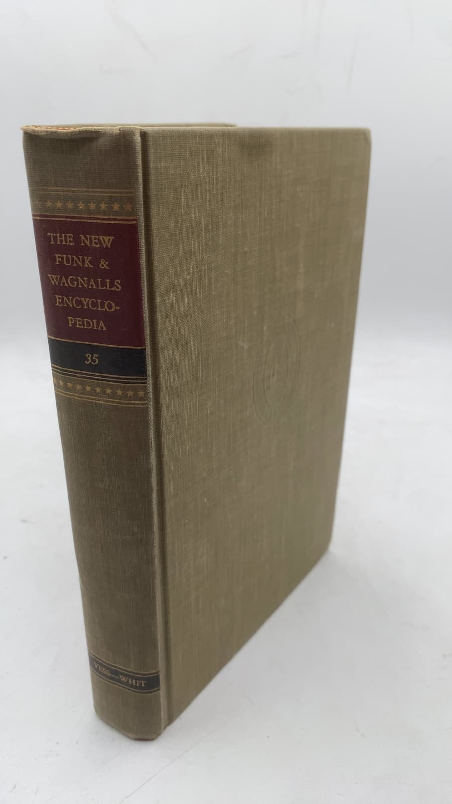 The New Funk & Wagnalls Encyclopedia, Volume 35 (Vessels—White Slave Traffic) by Joseph Laffan Morse - front cover