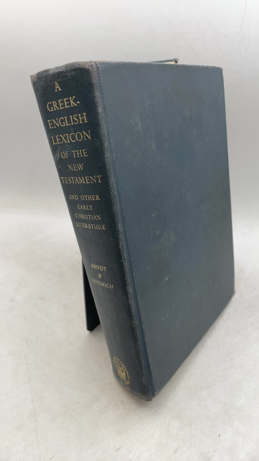 A Greek-English Lexicon of the New Testament and Other Early Christian Literature by William F. Arndt and F. Wilbur Gingrich - front cover