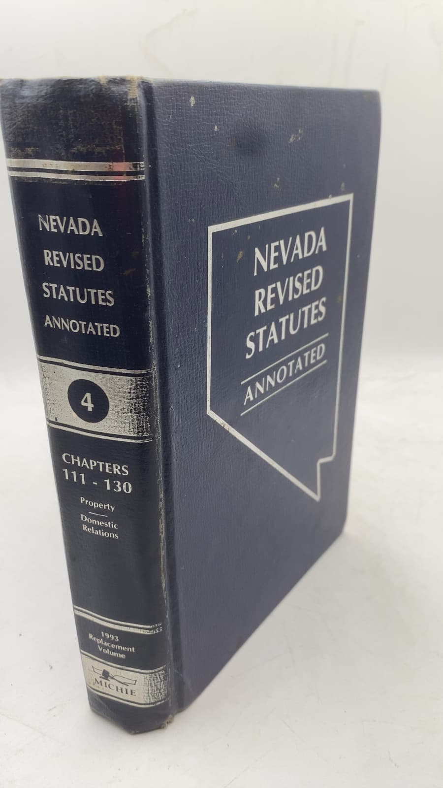 Nevada Revised Statutes Annotated, Volume 4, 1993 Replacement Volume by Prepared by the Editorial Staff of the Publisher - front cover
