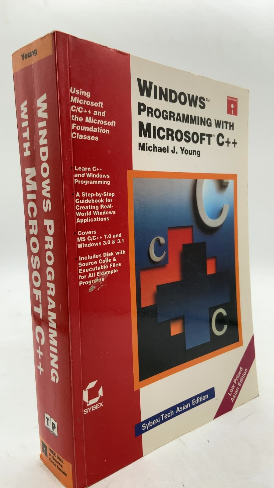 Windows Programming with Microsoft C++: Using Microsoft C/C++ and the Microsoft Foundation Classes by Michael J. Young - front cover