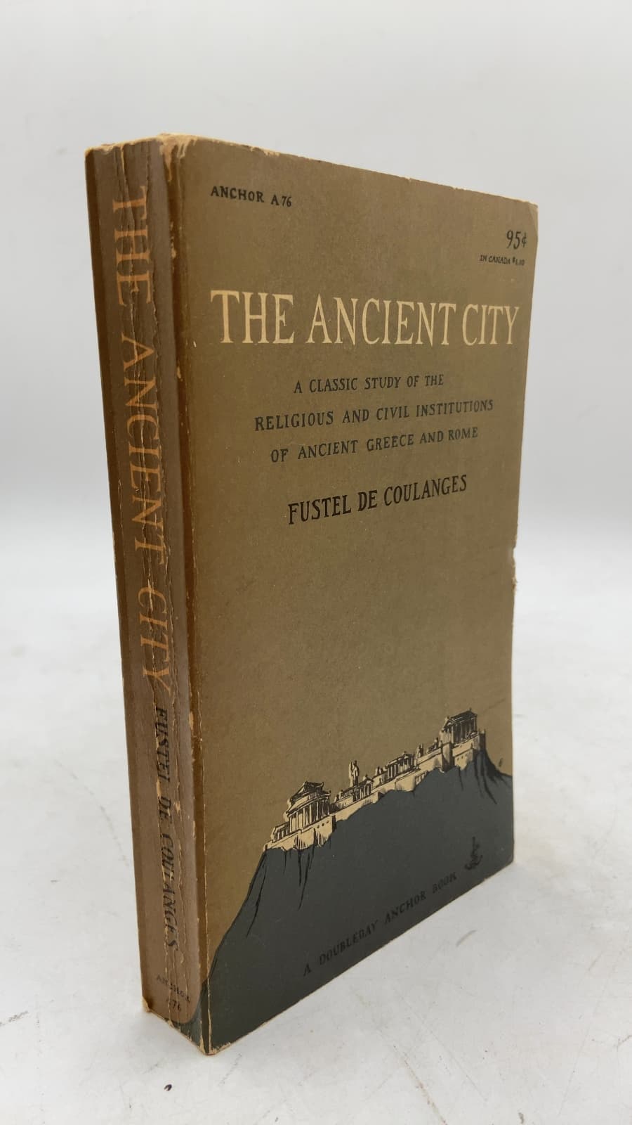THE Ancient City by Numa Denis Fustel DE Coulanges - front cover