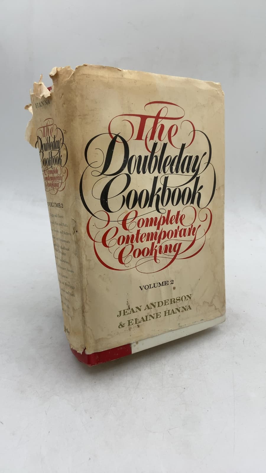 The Doubleday Cookbook Volume 2 Complete Contemporary Cooking by Jean Anderson and Elaine Hanna - front cover