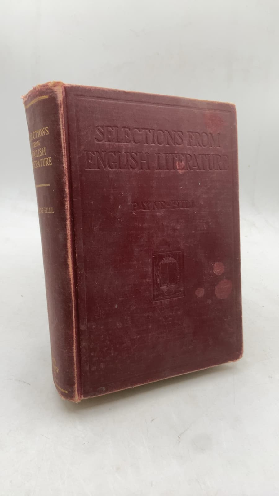 Selections from English Literature by Leonidas Warren Payne, Jr. and Nina Hill - front cover