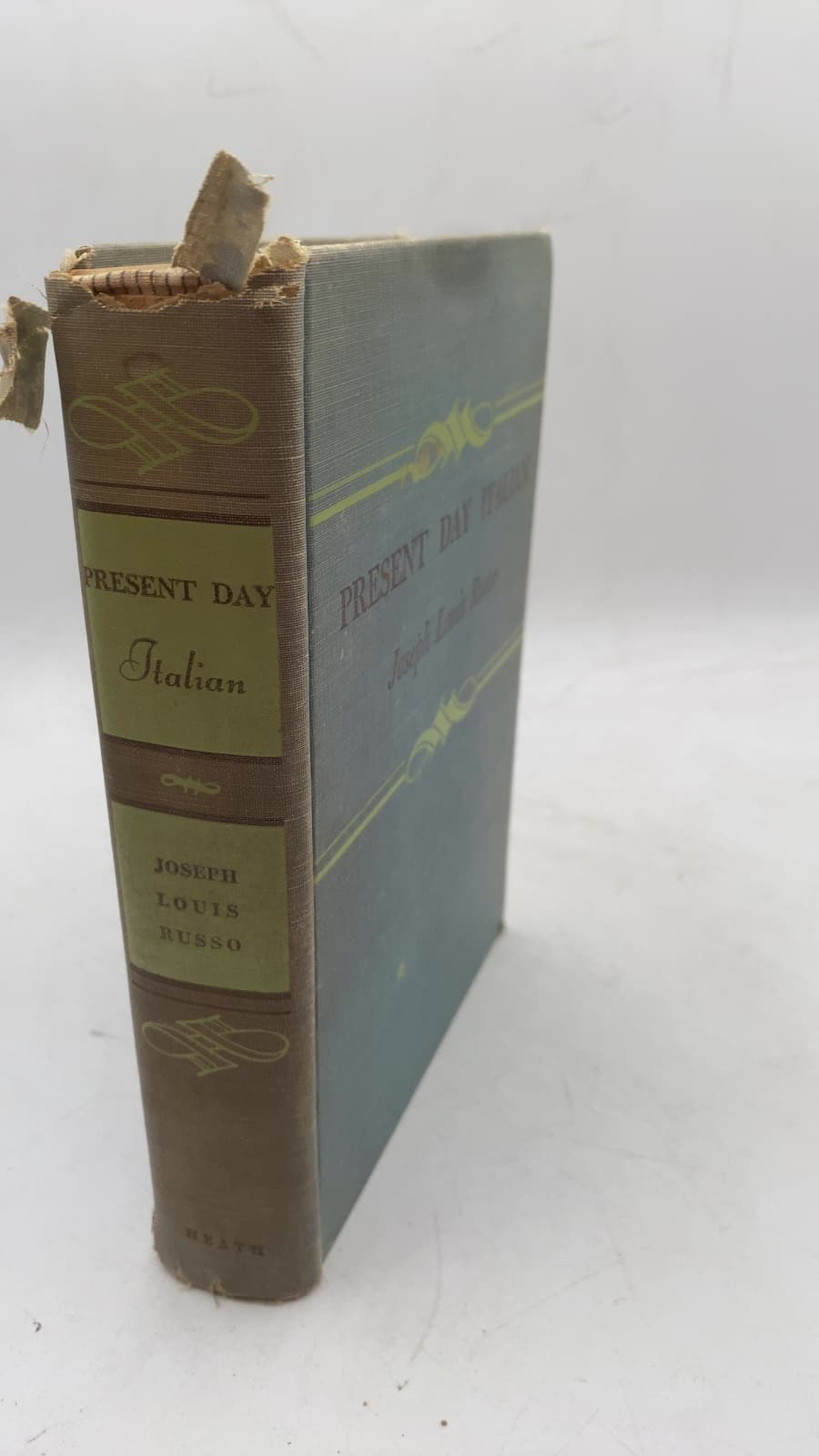 Present Day Italian by Joseph Louis Russo, Ph.D. - front cover