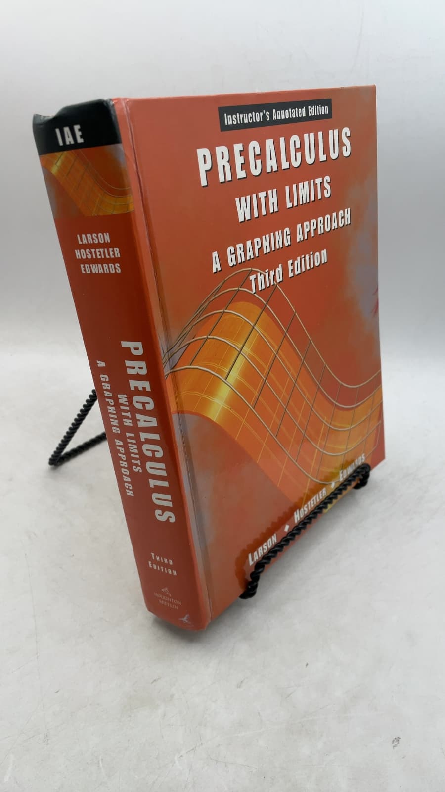 Precalculus with Limits: A Graphing Approach, Third Edition by Ron Larson, Robert P. Hostetler, Bruce H. Edwards - front cover