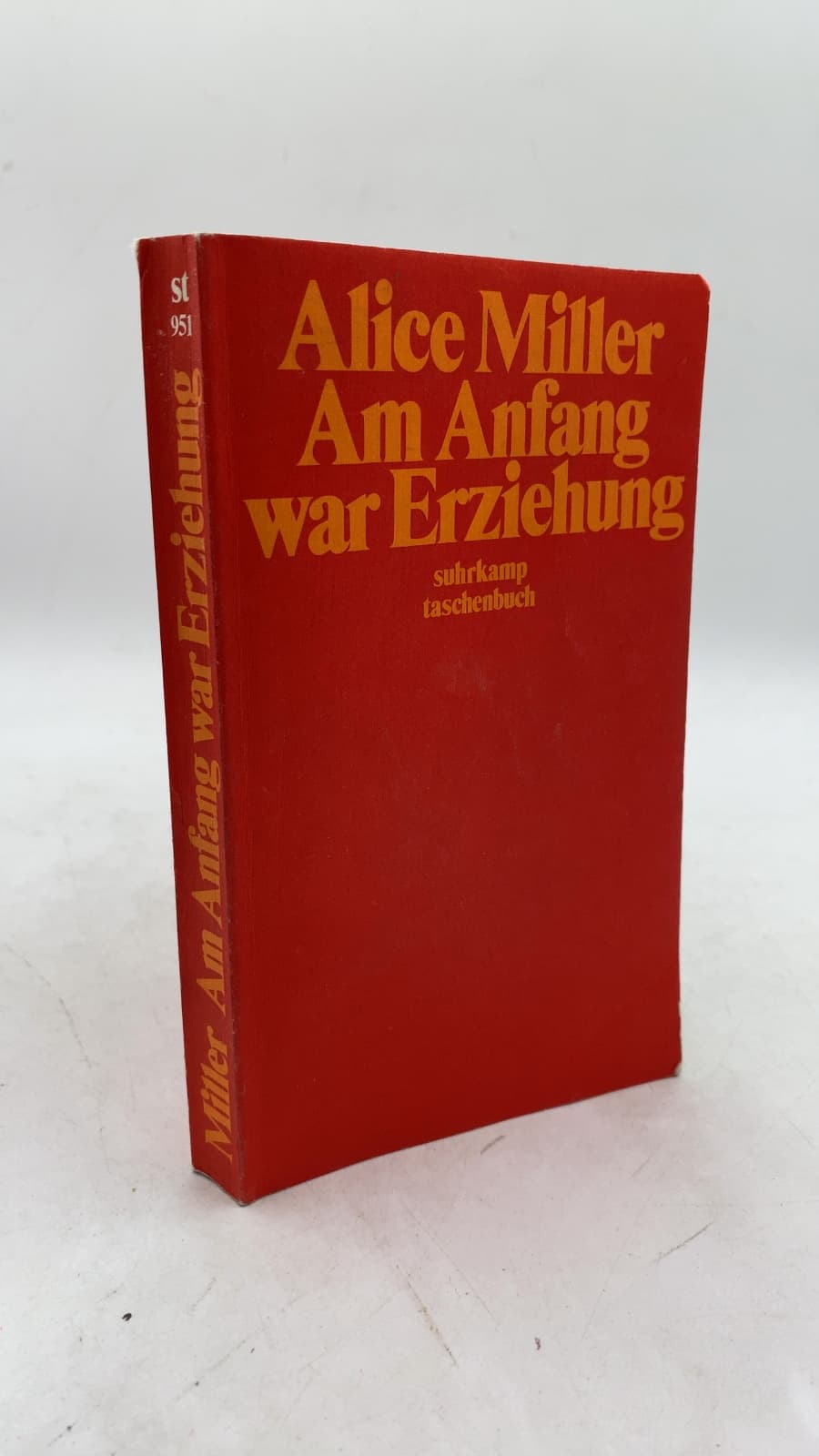 Am Anfang war Erziehung by Alice Miller - front cover