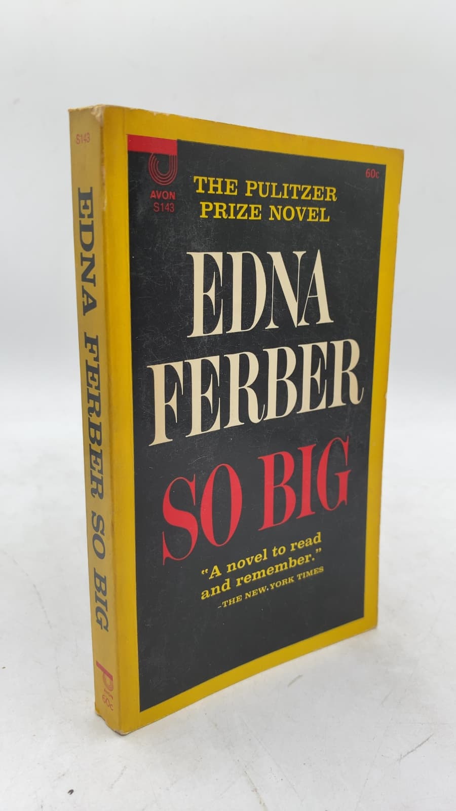 SO BIG by Edna Ferber - front cover