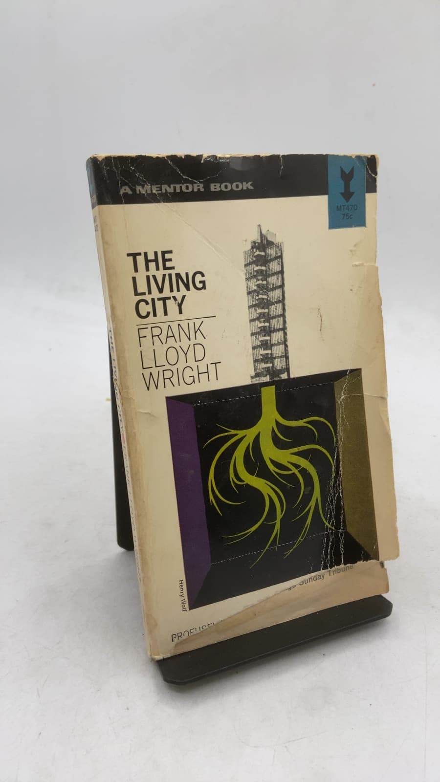 THE Living City by Frank Lloyd Wright - front cover