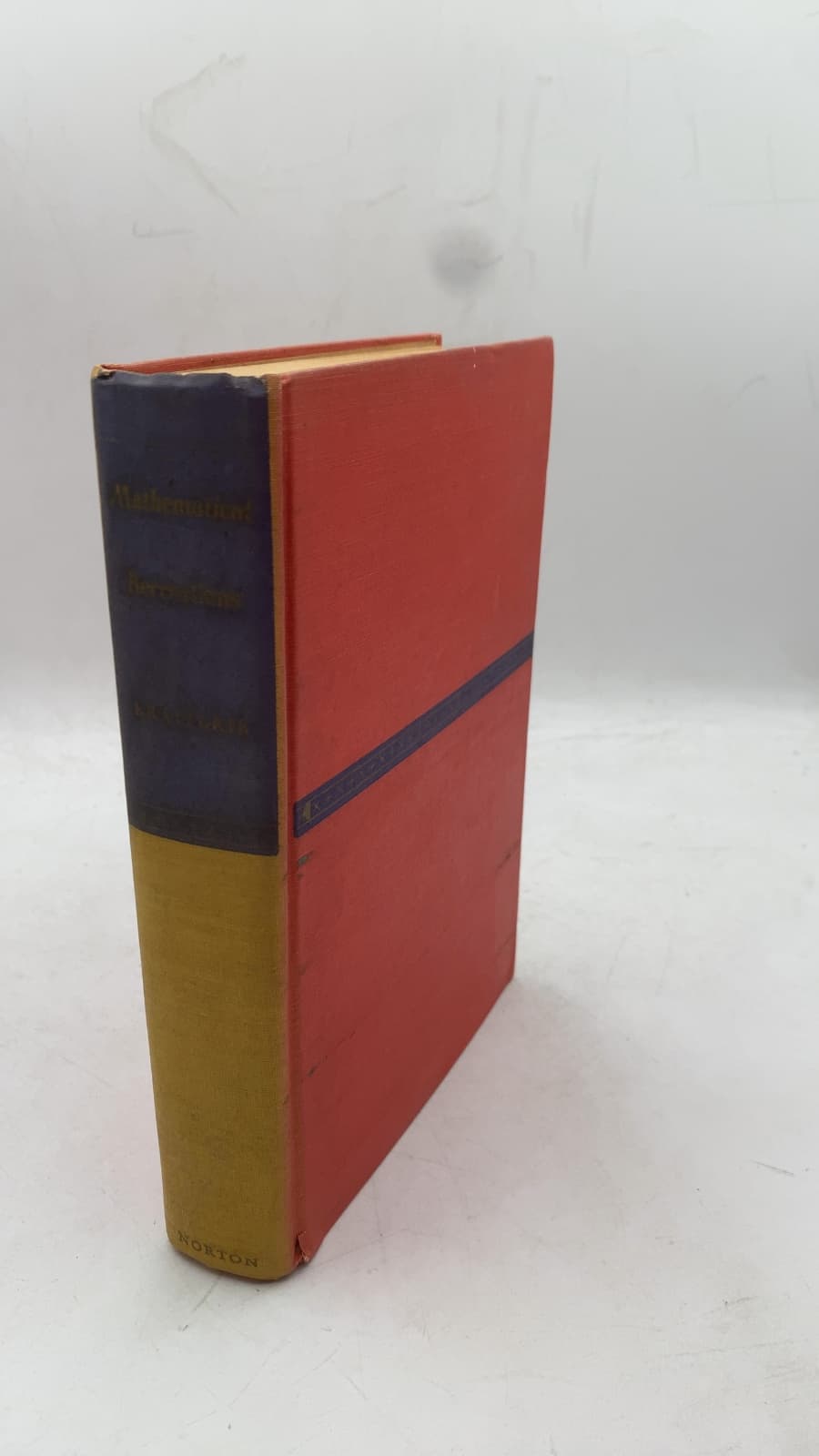 Mathematical Recreations by Maurice Kraitchik - front cover