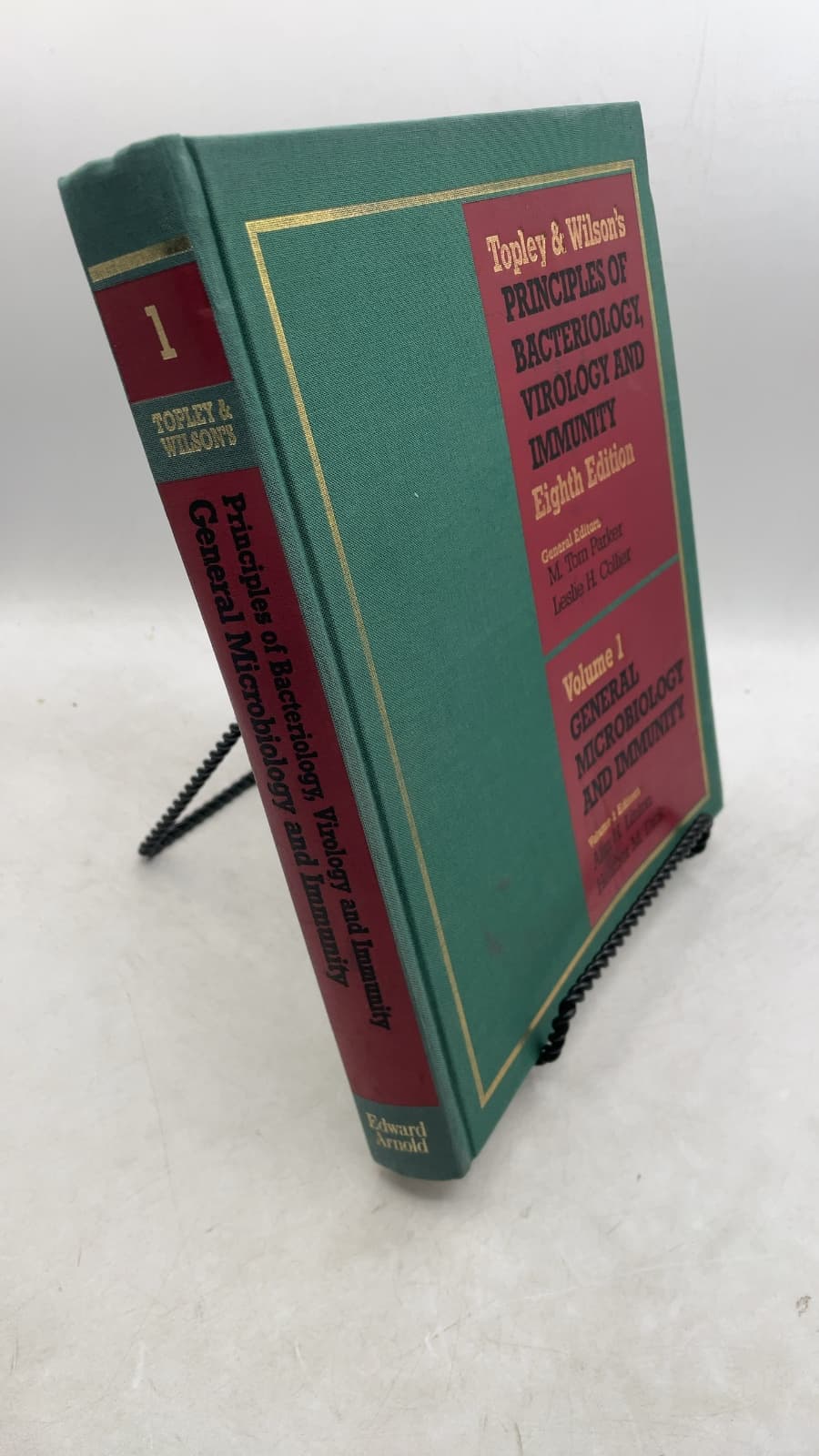 Topley & Wilson's Principles of Bacteriology, Virology and Immunity, Eighth Edition, Volume 1: General Bacteriology and Immunity by M. T. Parker, L. H. Collier, A. H. Linton, H. M. Dick - front cover