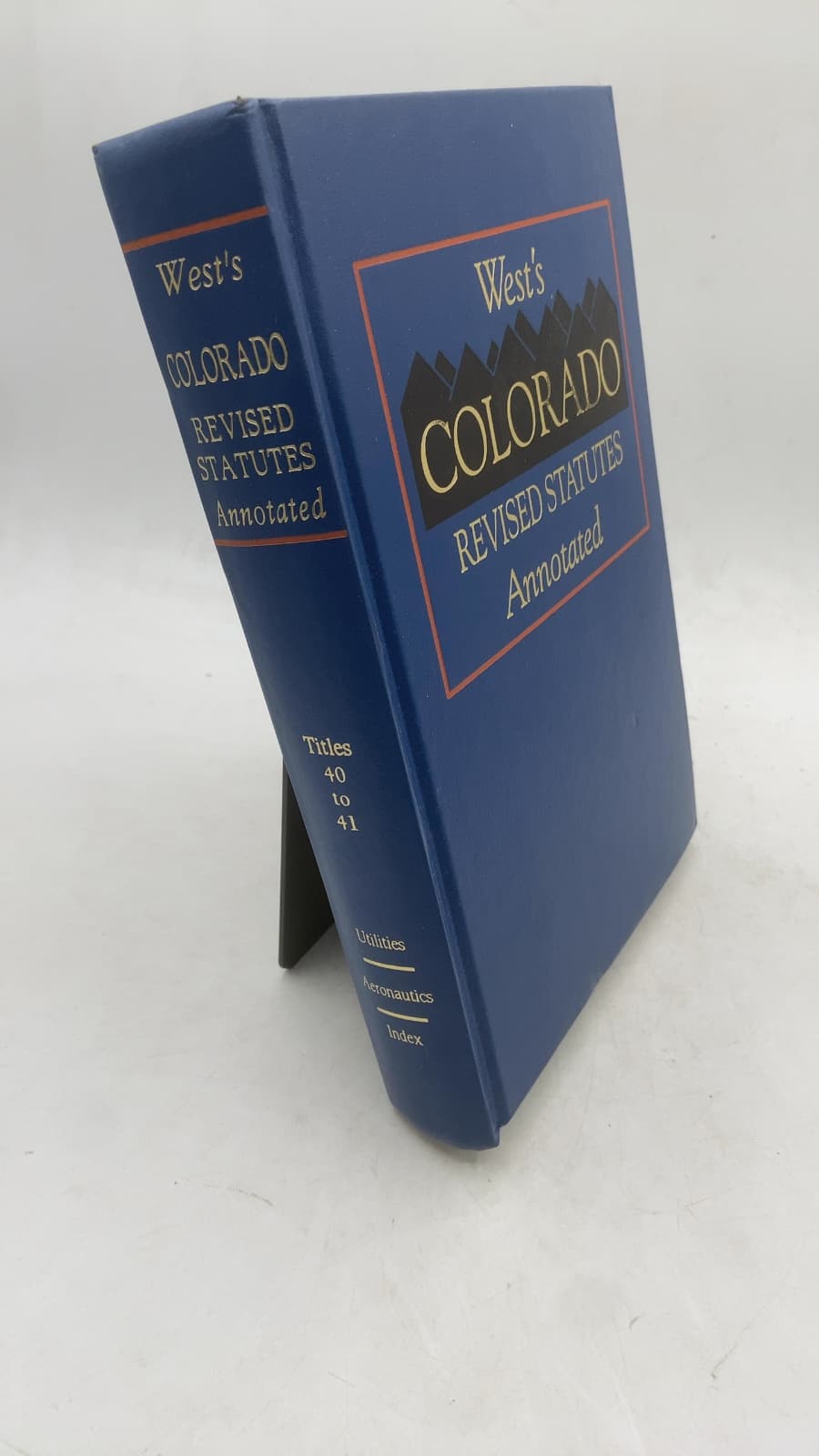 West's Colorado Revised Statutes Annotated - front cover
