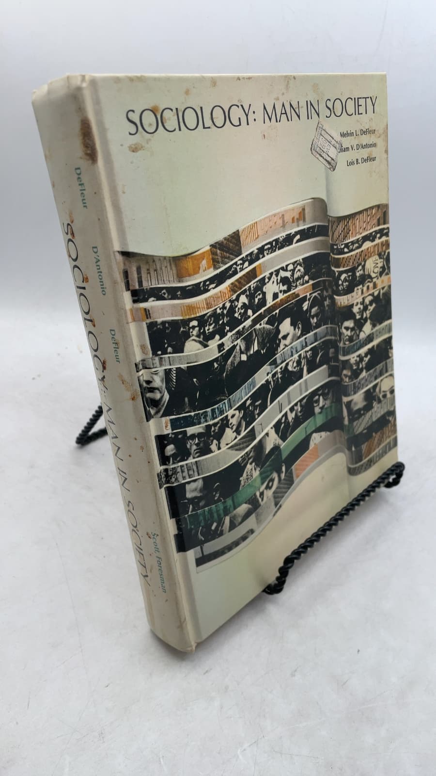 Sociology: Man in Society by Melvin L. DeFleur, William V. D'Antonio, Lois B. DeFleur - front cover