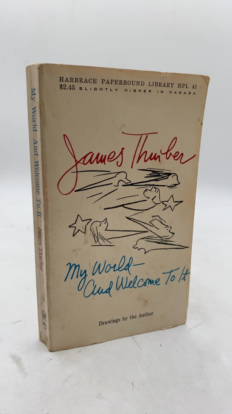 My World — And Welcome To It by James Thurber - front cover