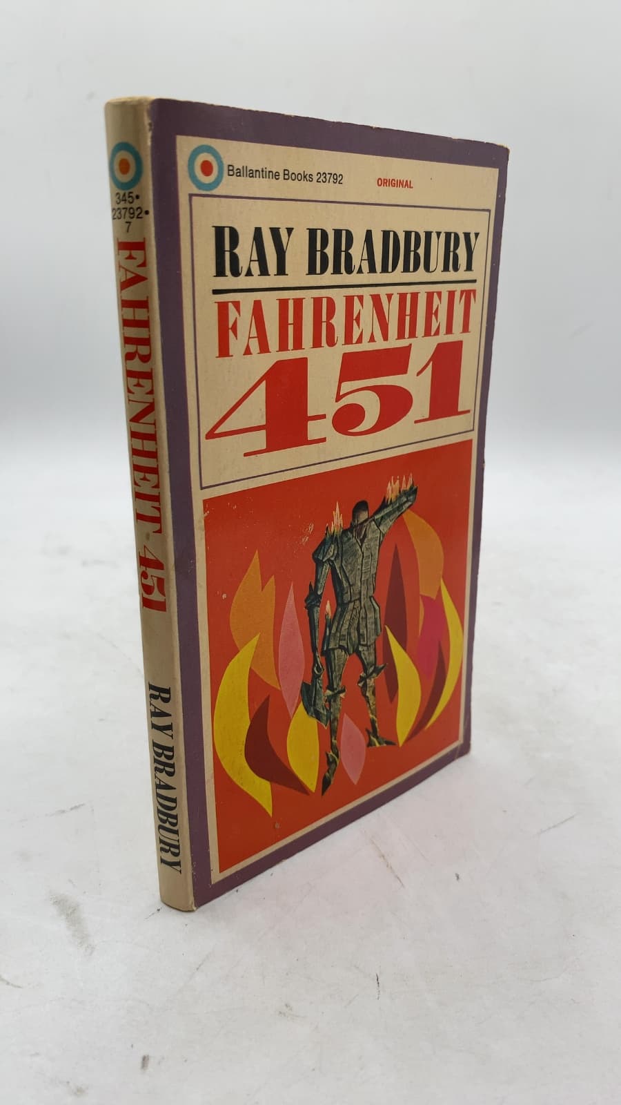 Fahrenheit 451 by Ray Bradbury - front cover