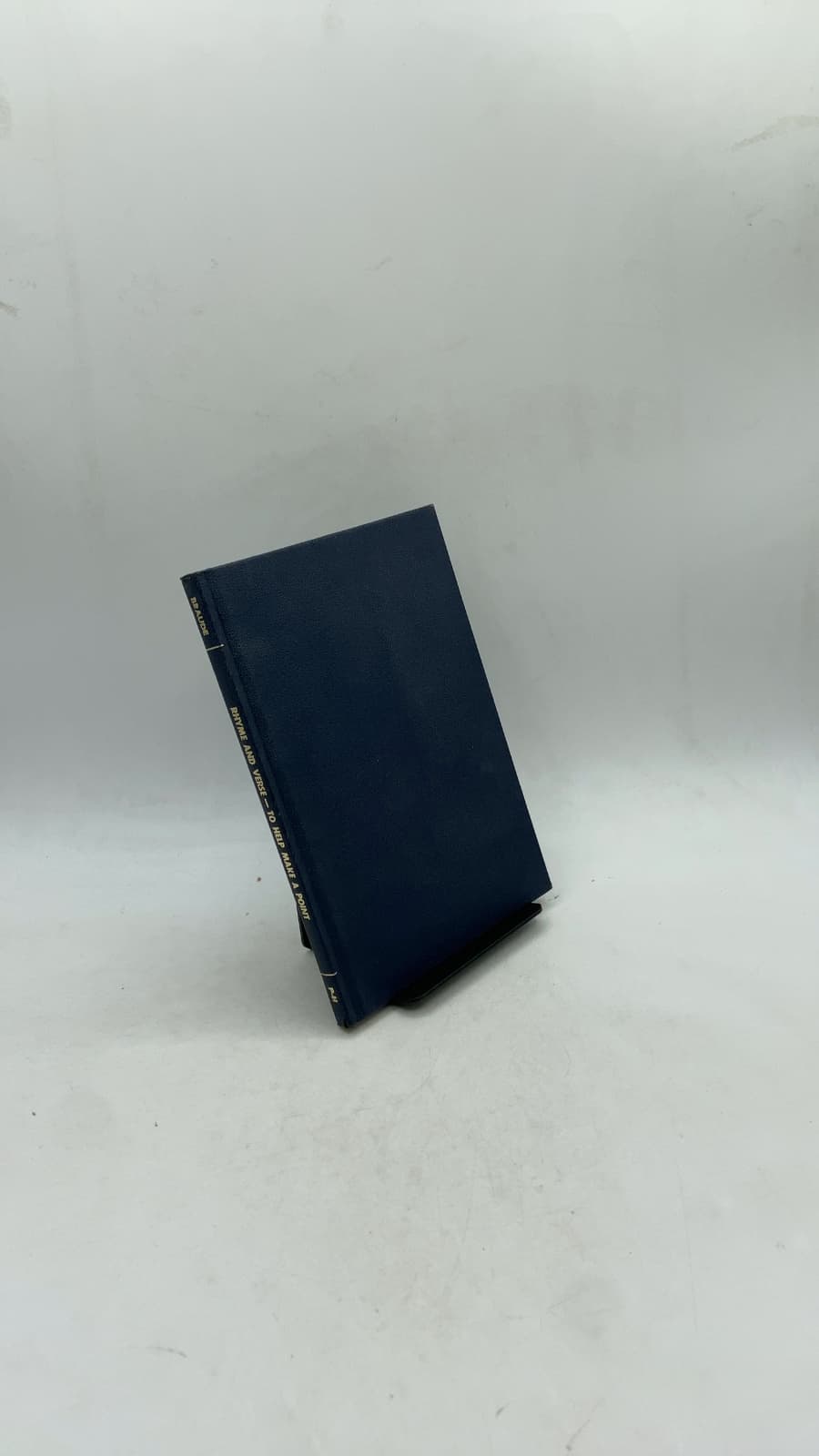 Rhyme and Verse—to Help Make a Point (Complete Speaker's and Toastmaster's Library) by Jacob M. Braude - front cover